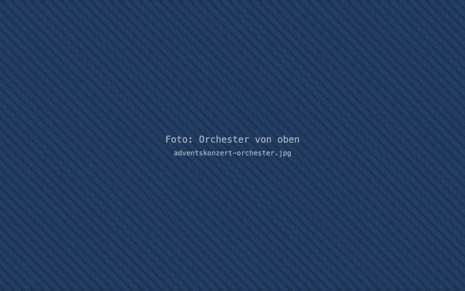 Foto: Orchester von oben