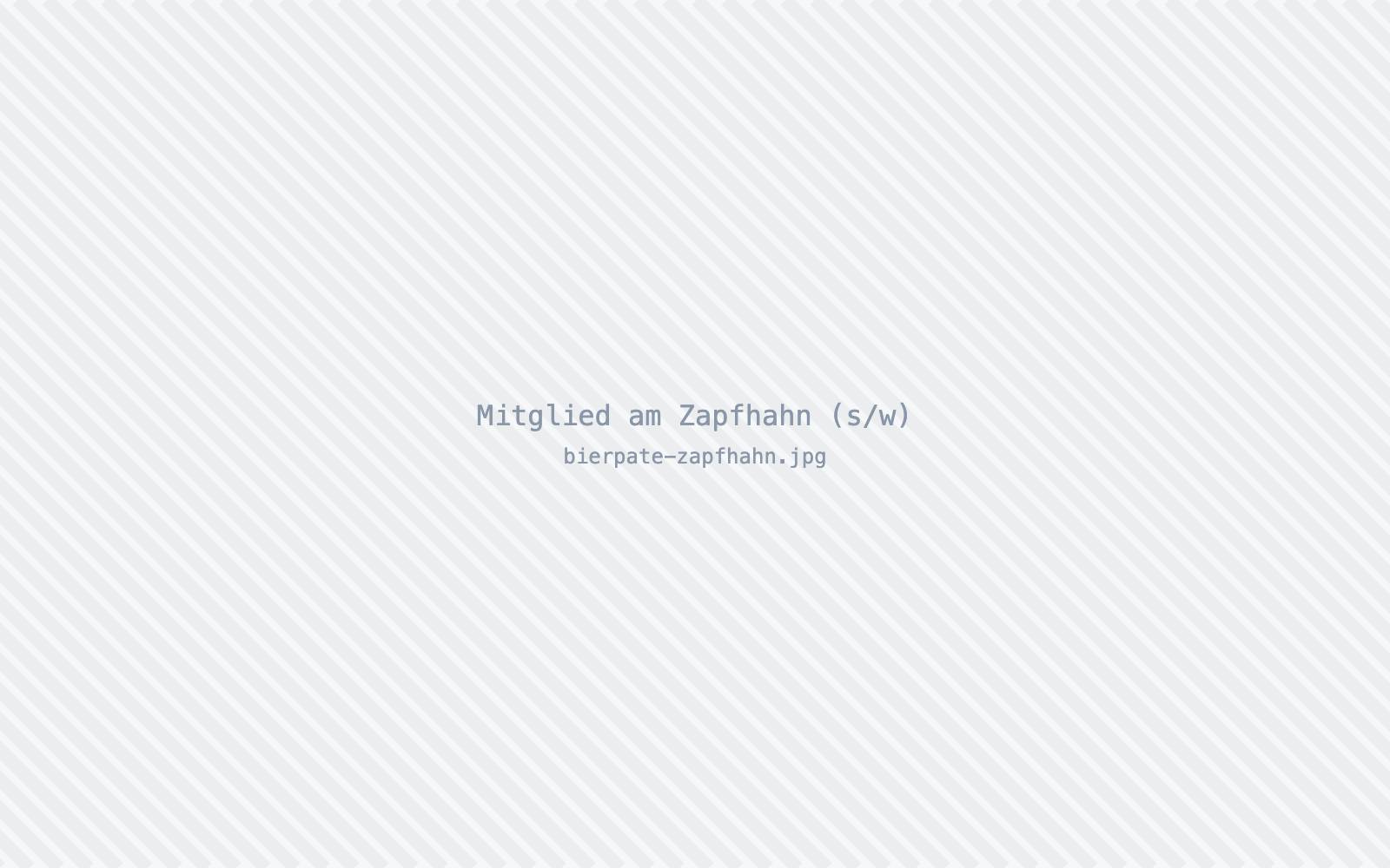 Mitglied am Zapfhahn (s/w)