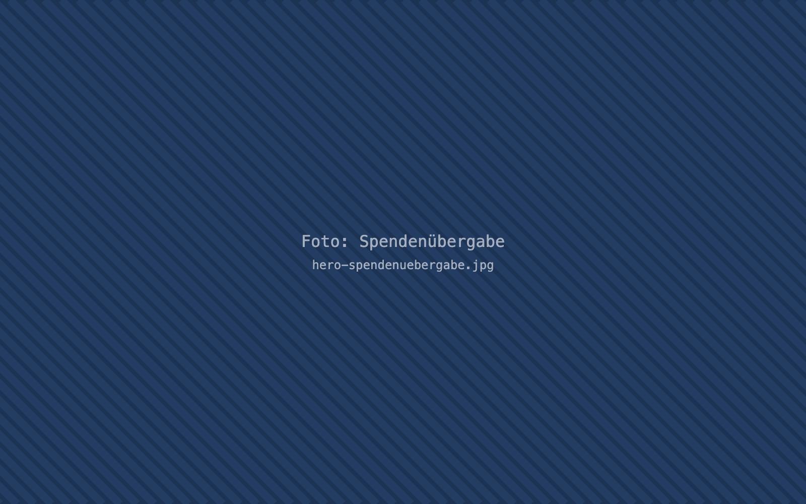 Foto: Spendenübergabe